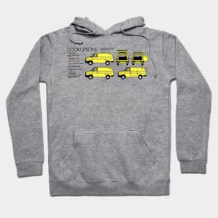 FORD TRANSIT - brochure options Hoodie